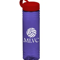 Halcyon Water Bottle with Tethered Lid - 24 oz