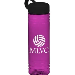 Halcyon Water Bottle with Tethered Lid - 24 oz