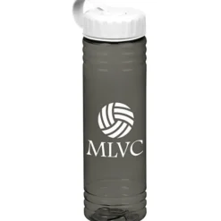 Halcyon Water Bottle with Tethered Lid - 24 oz