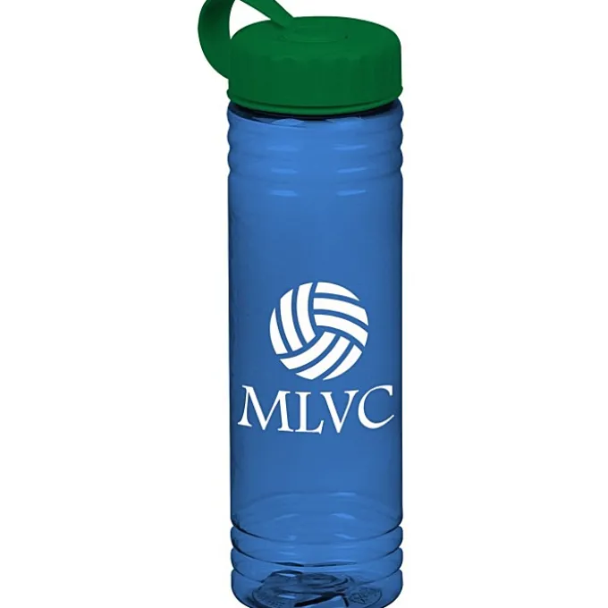 Halcyon Water Bottle with Tethered Lid - 24 oz