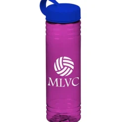Halcyon Water Bottle with Tethered Lid - 24 oz