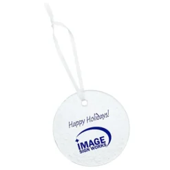 Hammered Glass Ornament - Round