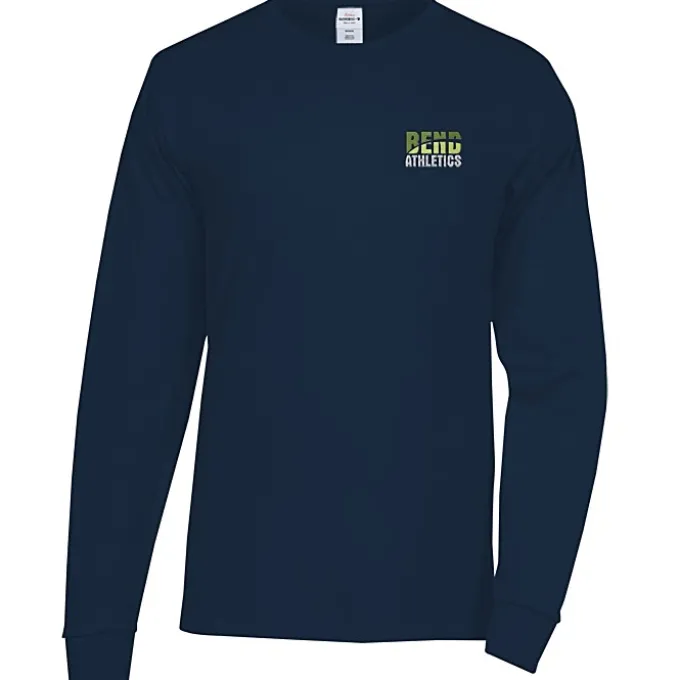 Hanes Authentic LS T-Shirt - Embroidered