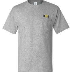 Hanes Authentic Pocket T-Shirt - Embroidered