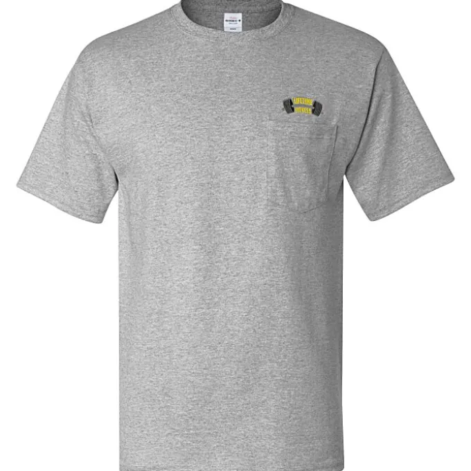 Hanes Authentic Pocket T-Shirt - Embroidered