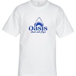 Hanes Authentic T-Shirt - Screen - White - 24 hr