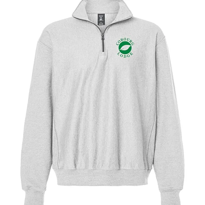Hanes Beefy Sweats Premium Heavyweight 1/4-Zip Sweatshirt - Screen
