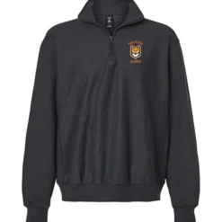 Hanes Beefy Sweats Premium Heavyweight 1/4-Zip Sweatshirt - Full Color