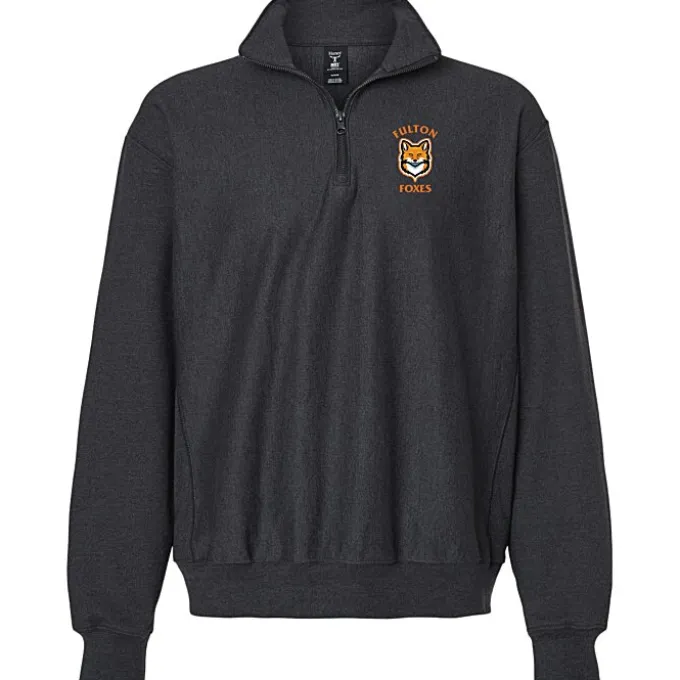 Hanes Beefy Sweats Premium Heavyweight 1/4-Zip Sweatshirt - Full Color