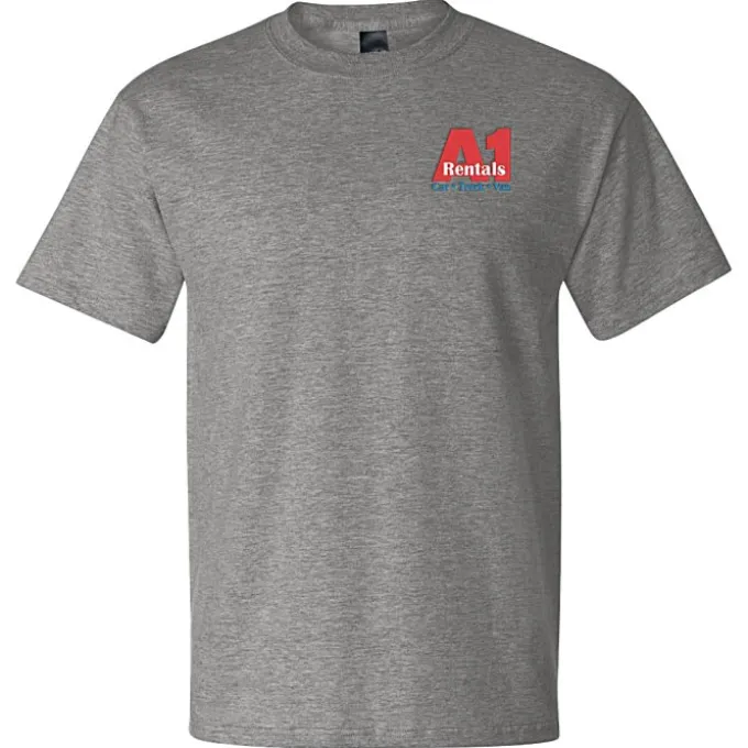 Hanes Beefy-T - Embroidered