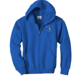 Hanes ComfortBlend Full-Zip Sweatshirt - Youth - Embroidered