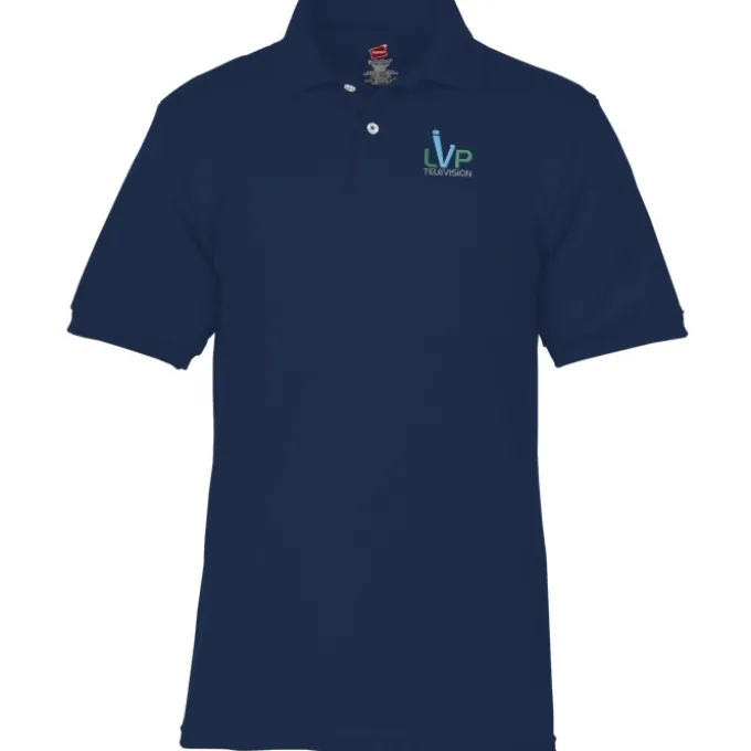 Hanes ComfortBlend 50/50 Jersey Sport Shirt - Men's - Embroidered