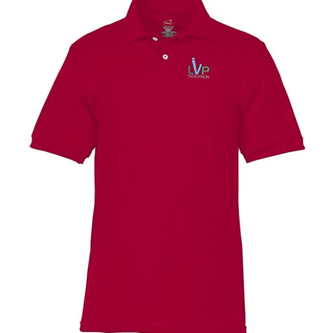 Hanes ComfortBlend 50/50 Jersey Sport Shirt - Men's - Embroidered