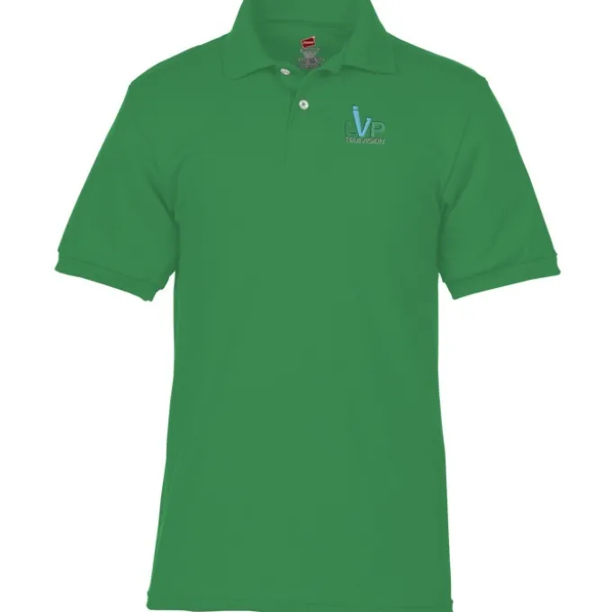 Hanes ComfortBlend 50/50 Jersey Sport Shirt - Men's - Embroidered