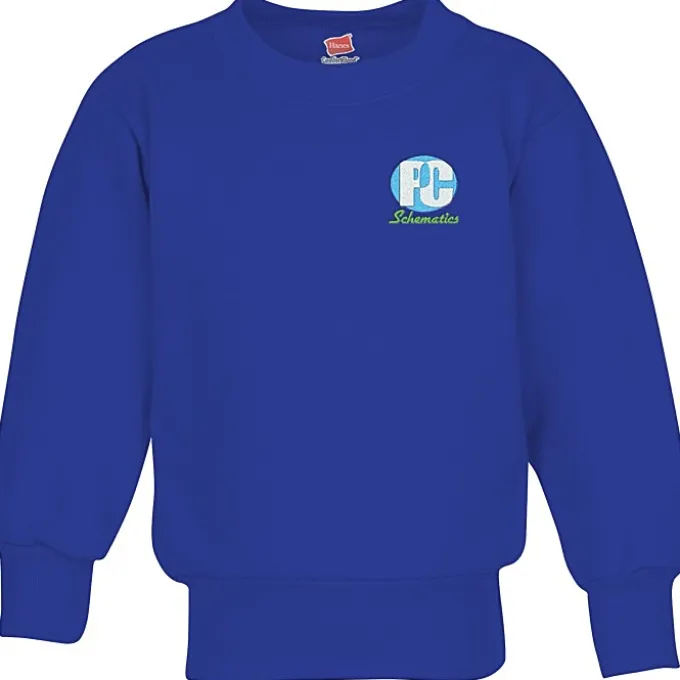 Hanes ComfortBlend Sweatshirt - Youth - Embroidered