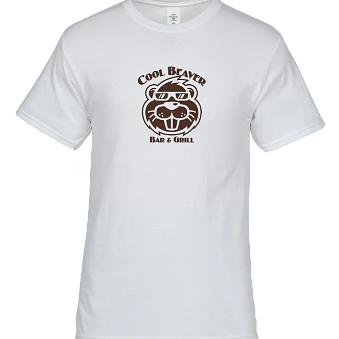 Hanes 50/50 ComfortBlend T-Shirt - Screen - White