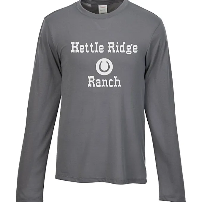 Hanes Cool-Dri Cotton Touch Long Sleeve T-Shirt - Screen