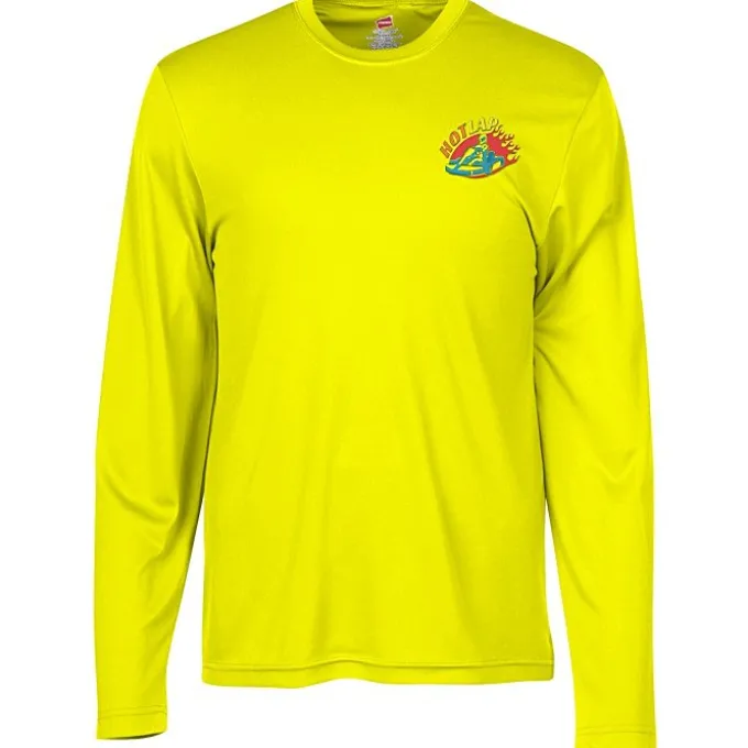 Hanes 4 oz. Cool Dri Long Sleeve T-Shirt - Embroidered