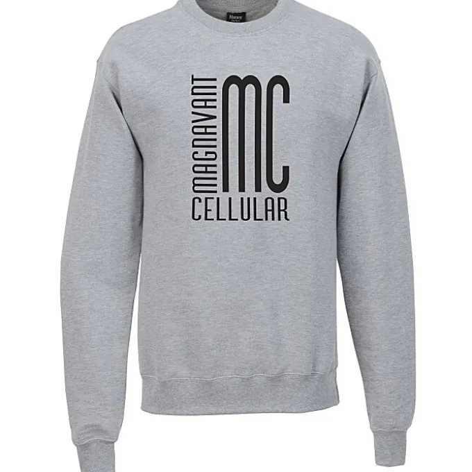Hanes Perfect Sweats Crewneck Sweatshirt - Screen