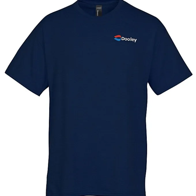 Hanes Perfect-T Tri-Blend T-Shirt - Men's - Embroidered