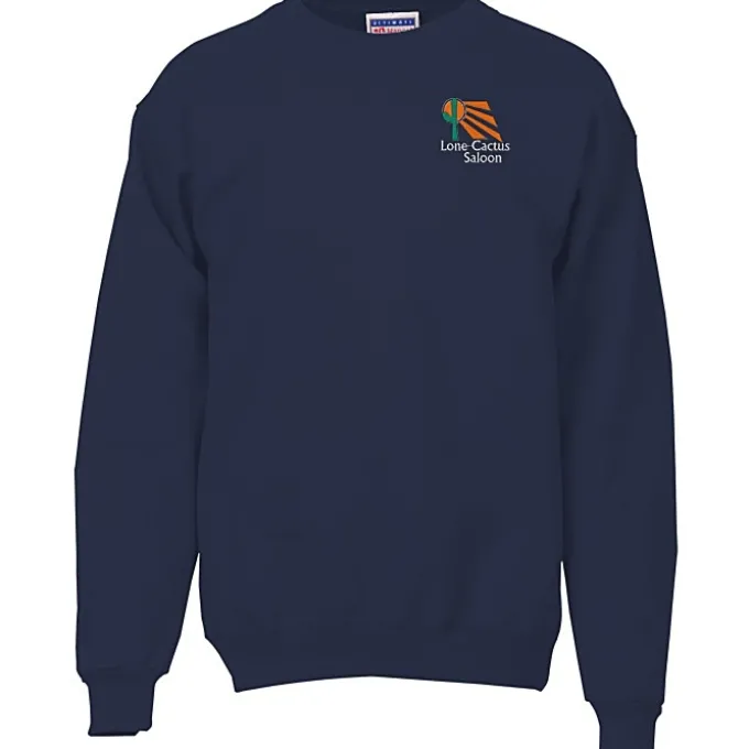 Hanes Ultimate Cotton Crew Sweatshirt - Embroidered