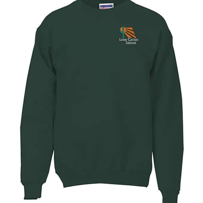 Hanes Ultimate Cotton Crew Sweatshirt - Embroidered