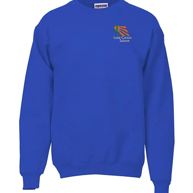 Hanes Ultimate Cotton Crew Sweatshirt - Embroidered