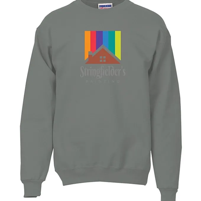 Hanes Ultimate Cotton Crew Sweatshirt - Full Color