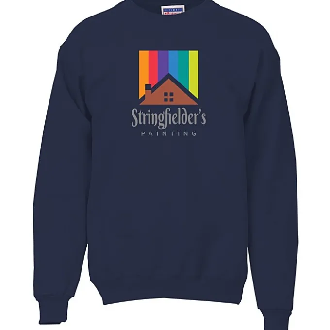 Hanes Ultimate Cotton Crew Sweatshirt - Full Color
