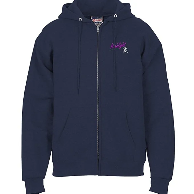 Hanes Ultimate Cotton Full-Zip Hoodie - Embroidered