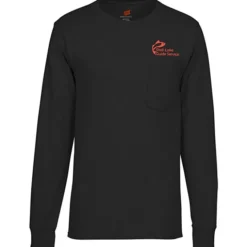 Hanes Workwear Pocket Long Sleeve T-Shirt