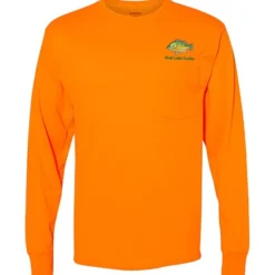 Hanes Workwear Pocket Long Sleeve T-Shirt - Embroidered