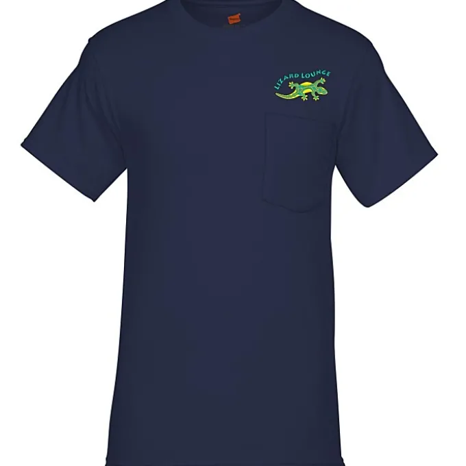 Hanes Workwear Pocket T-Shirt - Embroidered