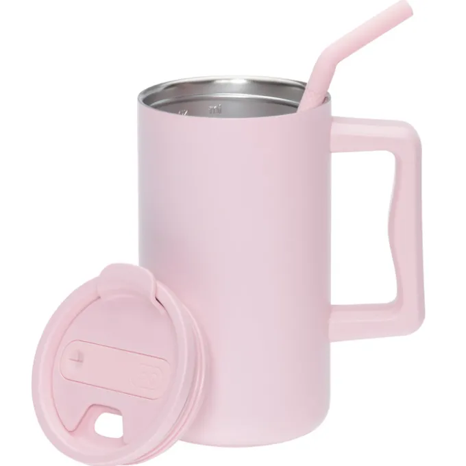 Harmony Vacuum Mug with Straw - 27 oz