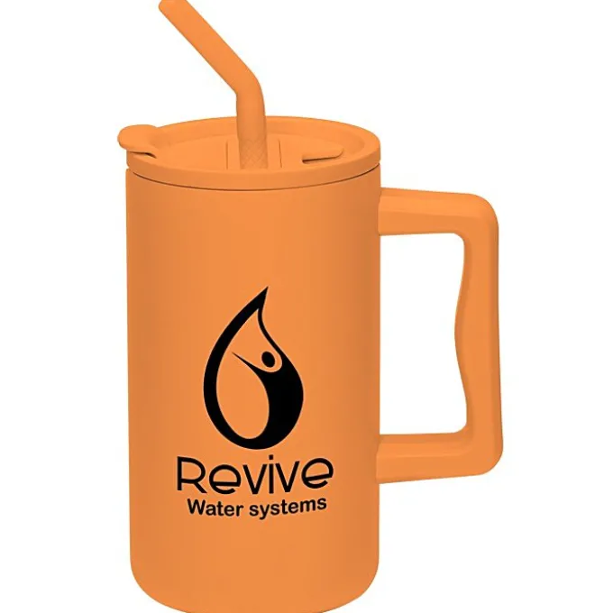 Harmony Vacuum Mug with Straw - 27 oz
