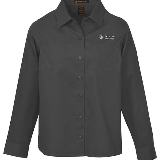 Harriton Advantage IL Long Sleeve Work Shirt - Ladies'