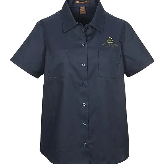 Harriton Advantage IL Short Sleeve Work Shirt - Ladies'