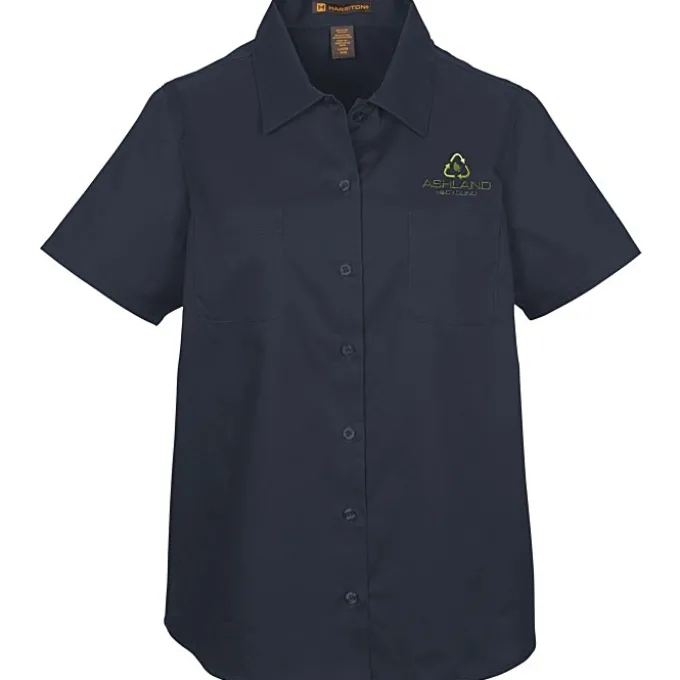 Harriton Advantage IL Short Sleeve Work Shirt - Ladies'