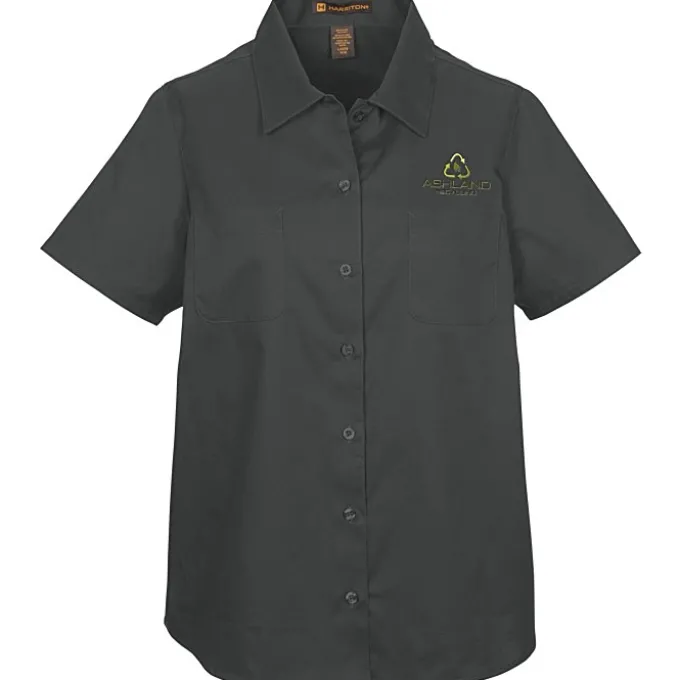 Harriton Advantage IL Short Sleeve Work Shirt - Ladies'