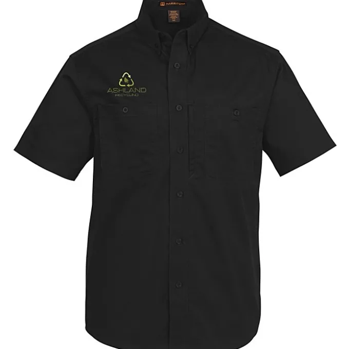 Harriton Advantage IL Short Sleeve Work Shirt - Men's