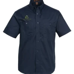 Harriton Advantage IL Short Sleeve Work Shirt - Men's