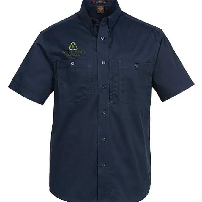 Harriton Advantage IL Short Sleeve Work Shirt - Men's