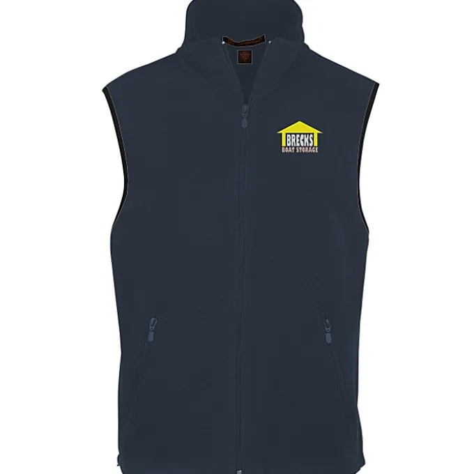 Harriton Full-Zip Fleece Vest - Men's