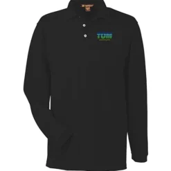 Harriton 5.6-oz Easy Blend Long Sleeve Polo