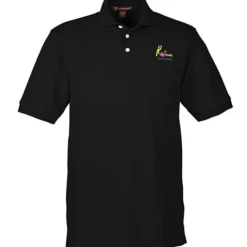 Harriton 5.6-oz Easy Blend Pocket Polo