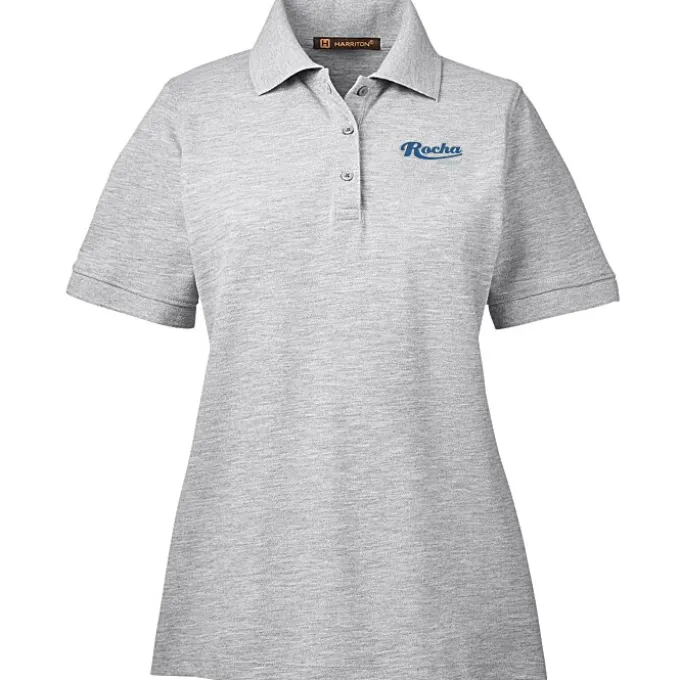 Harriton 5.6-oz Easy Blend Polo - Ladies' - Embroidered