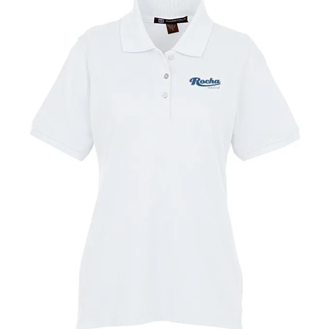 Harriton 5.6-oz Easy Blend Polo - Ladies' - Embroidered