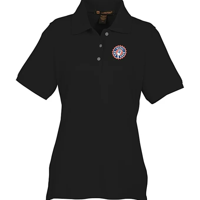 Harriton 5.6-oz Easy Blend Polo - Ladies' - Full Color