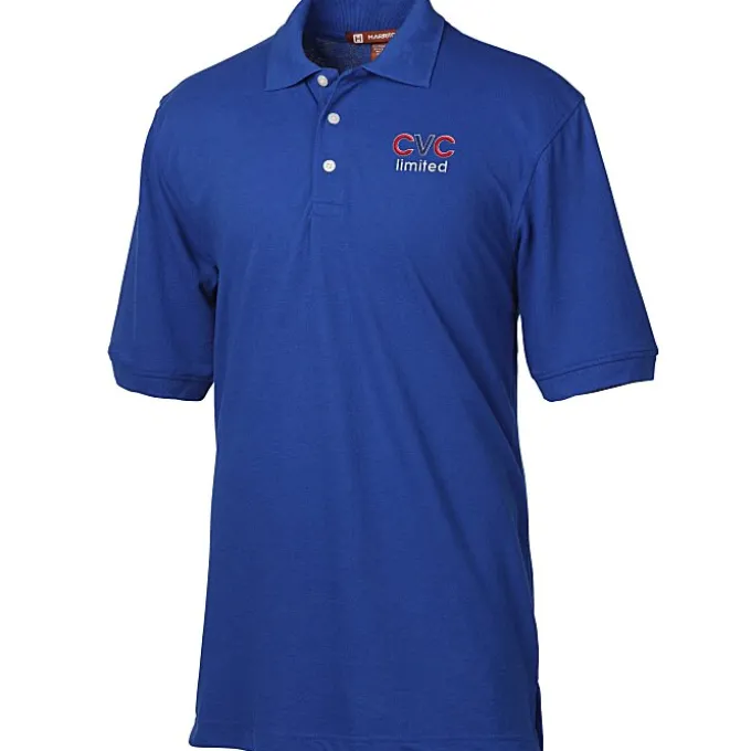 Harriton 5.6-oz Easy Blend Polo - Men's - Embroidered