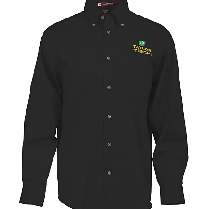 Harriton Twill Shirt with Stain Release - Men's